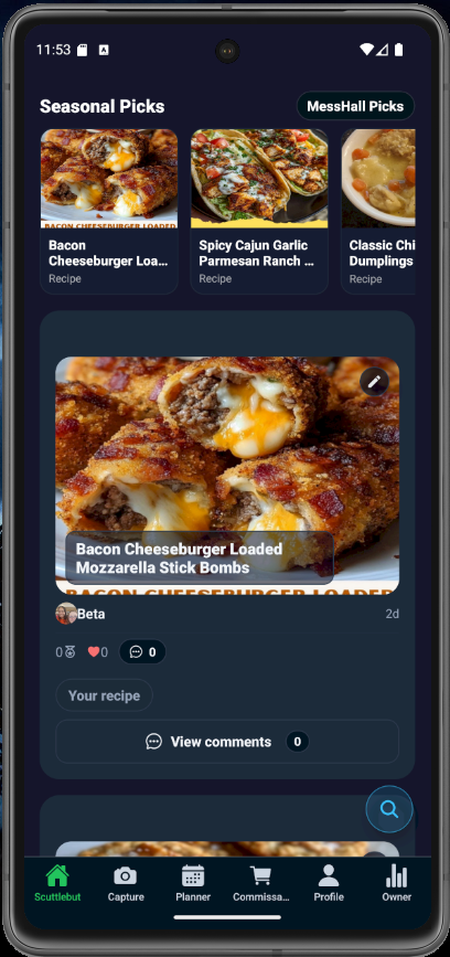 MessHall — Cook Mode (hero screenshot)